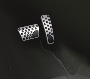 Stainless steel Dodge Challenger pedals