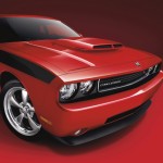 Dodge Challenger featuring a Mopar T/A Hood with scoop