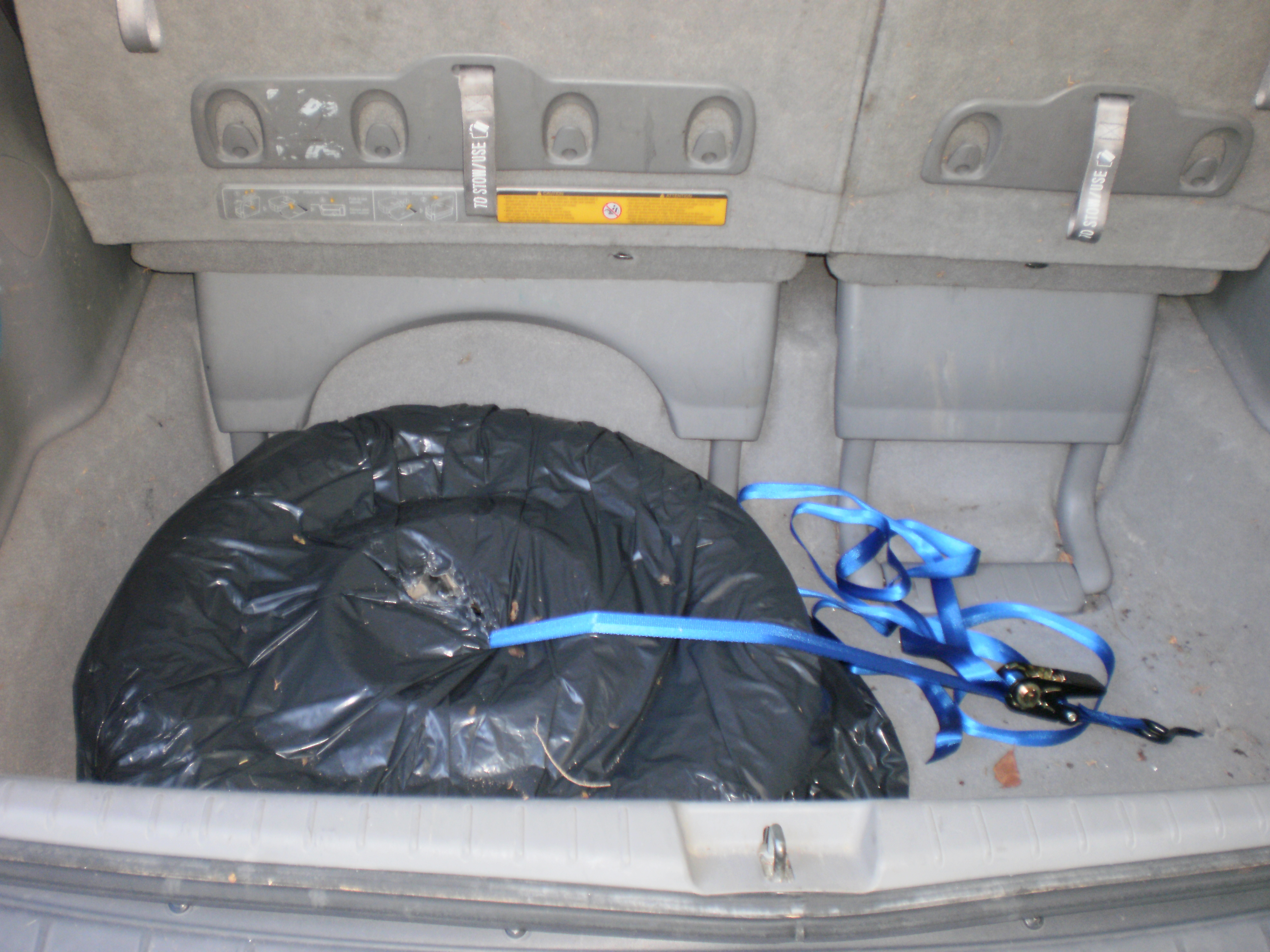 spare tire location on toyota sienna #3