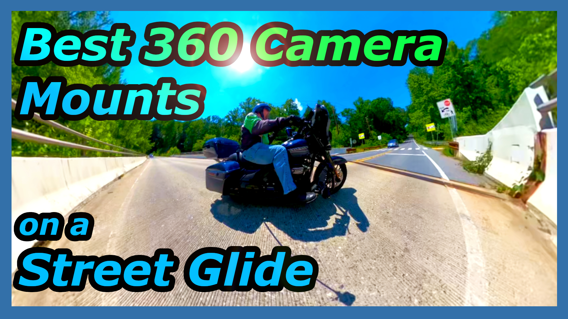 Top 5 GoPro Max / 360 Camera Mounting Spots for Harley Street Glide //