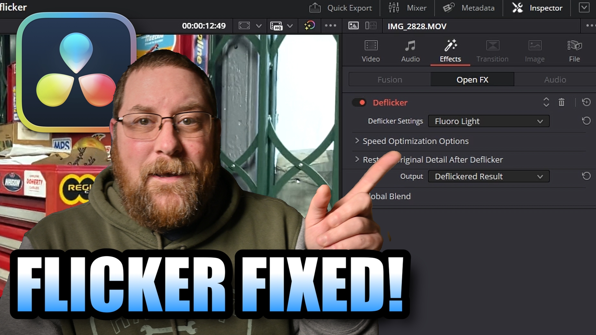 Deflicker Example Creator Reality: Save RUINED footage with the Deflicker Effect in Davinci