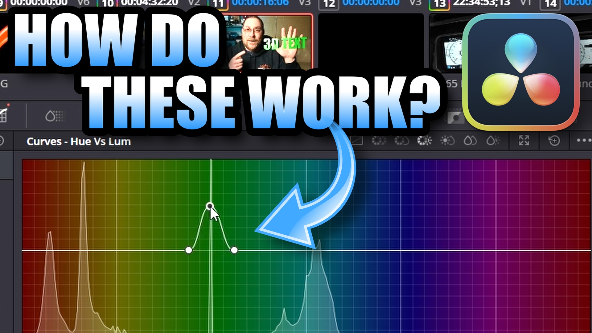 Creator Reality: How to use Curves in the Color Page of Davinci Resolve 19